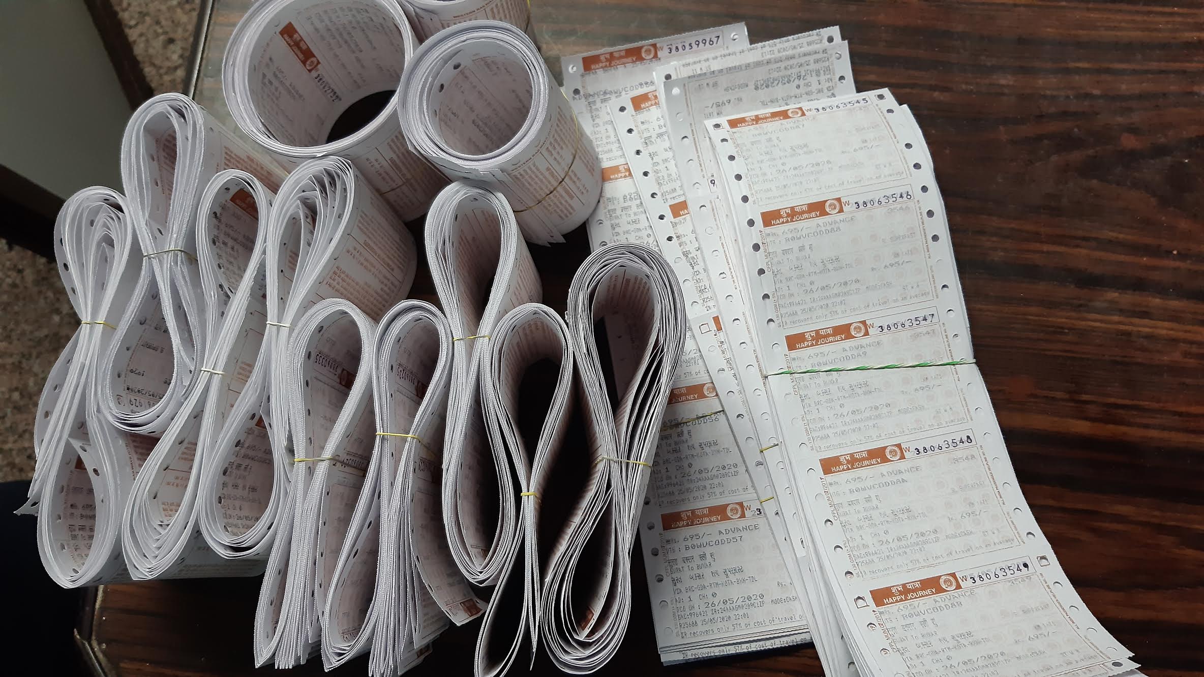 Personal Train Ticket Arrangement